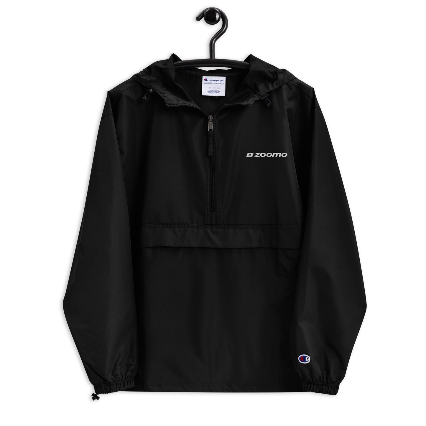 Zoomo Embroidered Packable Jacket